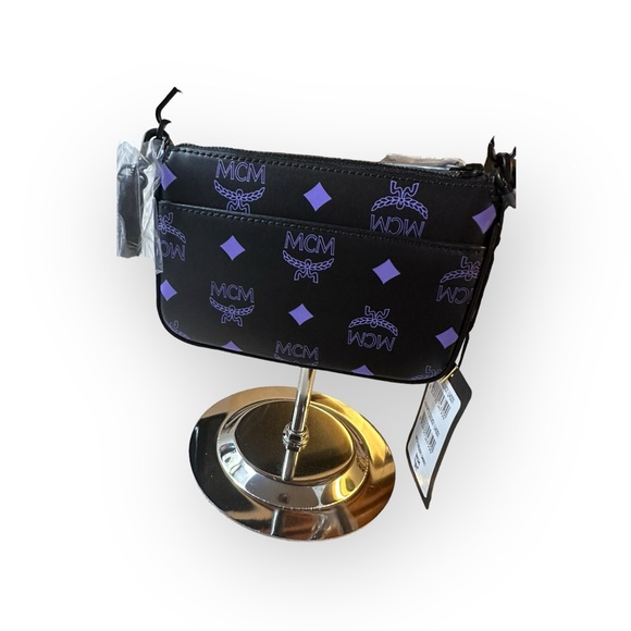 Brand NEW 💯Authentic MCM Mini Aren Colorsplash leather flat pouch crossbody 🚨 - Picture 9 of 9